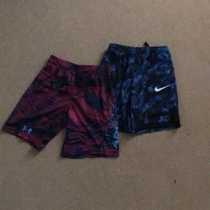 2 pairs of EUC athletic shorts. Boys size 7